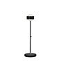 Top Light Puk Eye Table Lampada da tavolo LED nero opaco/cromo - 47 cm