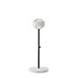 Top Light Puk Eye Table, lámpara de sobremesa LED blanco mate/cromo - 37 cm