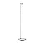 Top Light Puk Floor Mini Single Floor Lamp LED white matt/chrome - lens clear/glass matt