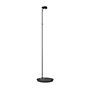 Top Light Puk Floor Mini Single Stehleuchte LED schwarz matt/chrom - Linse klar/Glas matt