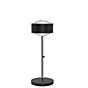 Top Light Puk Maxx Eye Table Lampada da tavolo LED nero opaco/cromo - 37 cm