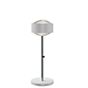 Top Light Puk Maxx Eye Table, lámpara de sobremesa LED blanco mate/cromo - 37 cm