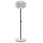 Top Light Puk Maxx Eye Table, lámpara de sobremesa LED blanco mate/cromo - 47 cm