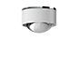 Top Light Puk One 2 LED bianco opaco/cromo - lente traslucida