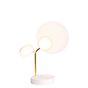 Tunto Ballon Lampe de table LED marbre blanc/blanc - Casambi