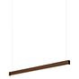 Tunto Square Pendant Light LED walnut - 134 cm - dali