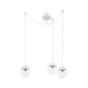 Umage Acorn Cannonball Pendant Light with 3 lamps white stainless steel