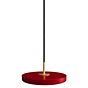 Umage Asteria Micro Pendant Light LED red - Cover brass