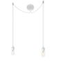 Umage Cannonball Pendant Light 2 lamps white with tube bulb