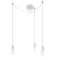 Umage Cannonball Pendant Light 3 lamps white with tube bulb