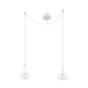 Umage Clava Cannonball Hanglamp 2-lichts wit, kabel wit