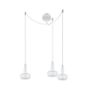 Umage Clava Cannonball Hanglamp 3-lichts wit, kabel wit