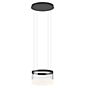 Vibia Guise, lámpara de suspensión LED redonda grafito - Sensor - 23 cm