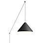 Vibia North, lámpara de suspensión LED para montaje en pared negro - ø40 cm