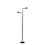 Vibia Pin Floor Lamp LED 2 lamps black - 110 cm