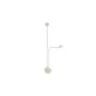 Vibia Pin Lampada da parete LED 2 fuochi crema - destra