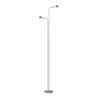 Vibia Pin Lampadaire LED 2 foyers vert - 143 cm