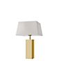 Villeroy & Boch Prag Table Lamp gold/white, angular