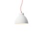 Wever & Ducré Bishop 4.0, lámpara de suspensión blanco/rojo