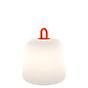Wever & Ducré Costa Lampada ricaricabile LED ovale arancione