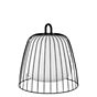 Wever & Ducré Costa, lámpara recargable LED Cage, negro