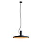 Wever & Ducré Roomor 1.4, lámpara de suspensión negro/dorado - 2,5 m