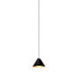 Wever & Ducré Shiek 1.0 LED abat-jour noir/cuivre, cache-piton blanc