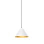 Wever & Ducré Shiek 2.0 LED lampenkap wit/goud, plafondkapje wit