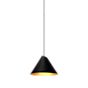Wever & Ducré Shiek 2.0 LED lampenkap zwart/goud - plafondkapje zwart , uitloopartikelen