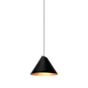 Wever & Ducré Shiek 2.0 LED lampenkap zwart/koper, plafondkapje wit