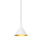 Wever & Ducré Shiek 3.0 LED abat-jour blanc/doré, cache-piton blanc
