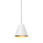 Wever & Ducré Shiek 4.0 LED lampenkap wit/goud, plafondkapje wit
