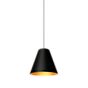 Wever & Ducré Shiek 4.0 LED lampenkap zwart/goud, plafondkapje wit