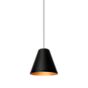 Wever & Ducré Shiek 4.0 LED lampenkap zwart/koper, plafondkapje wit