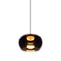 Wever & Ducré Wetro 3.0 LED lampenkap koper/plafondkapje zwart