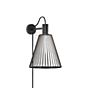 Wever & Ducré Wiro 1.0 Cone, lámpara de pared negro - con enchufe