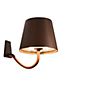 Zafferano Poldina Applique LED conique marron