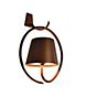 Zafferano Poldina Wall Light LED ring brown