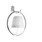 Zafferano Poldina Wandlamp LED ring wit