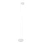 Zafferano Super O Lampadaire LED 1 foyer blanc mat