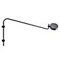 Zafferano Super O Wall Light LED swivelling black matt