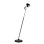 less 'n' more Ylux Y-ASL Battery Floor Lamp LED head polished black - base Concrete dark grey , discontinued product