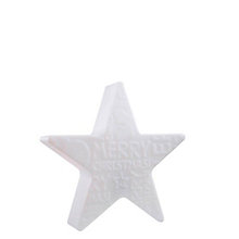 8 seasons design Shining Star Christmas, lámpara de suelo blanco - 60 cm - incl. bombilla
