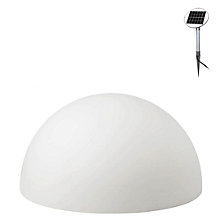 8 seasons design Shining Sunrise Floor Light white - ø60 cm - incl. lamp - incl. solar module