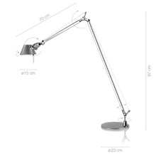 フロアスタンド Artemide TOLOMEO Reading Floor LETTURA Tolomeo Lettura floor lamp by Artemide