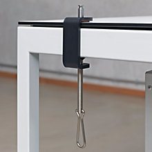 Belux Lifto, lámpara de sobremesa Led con pinza para mesa cromo/negro — imagen 8