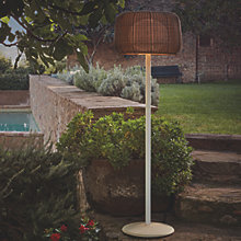 Bover Fora, hormigón/beige – Lámpara de pie led — imagen 4