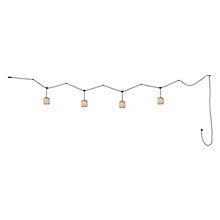 Bover Nans Catenary Hanglamp LED 4-lichts beige