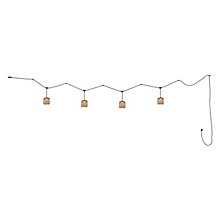 Bover Nans Catenary Hanglamp LED 4-lichts bruin
