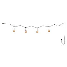 Bover Nans Catenary Pendant Light LED 4 lamps beige